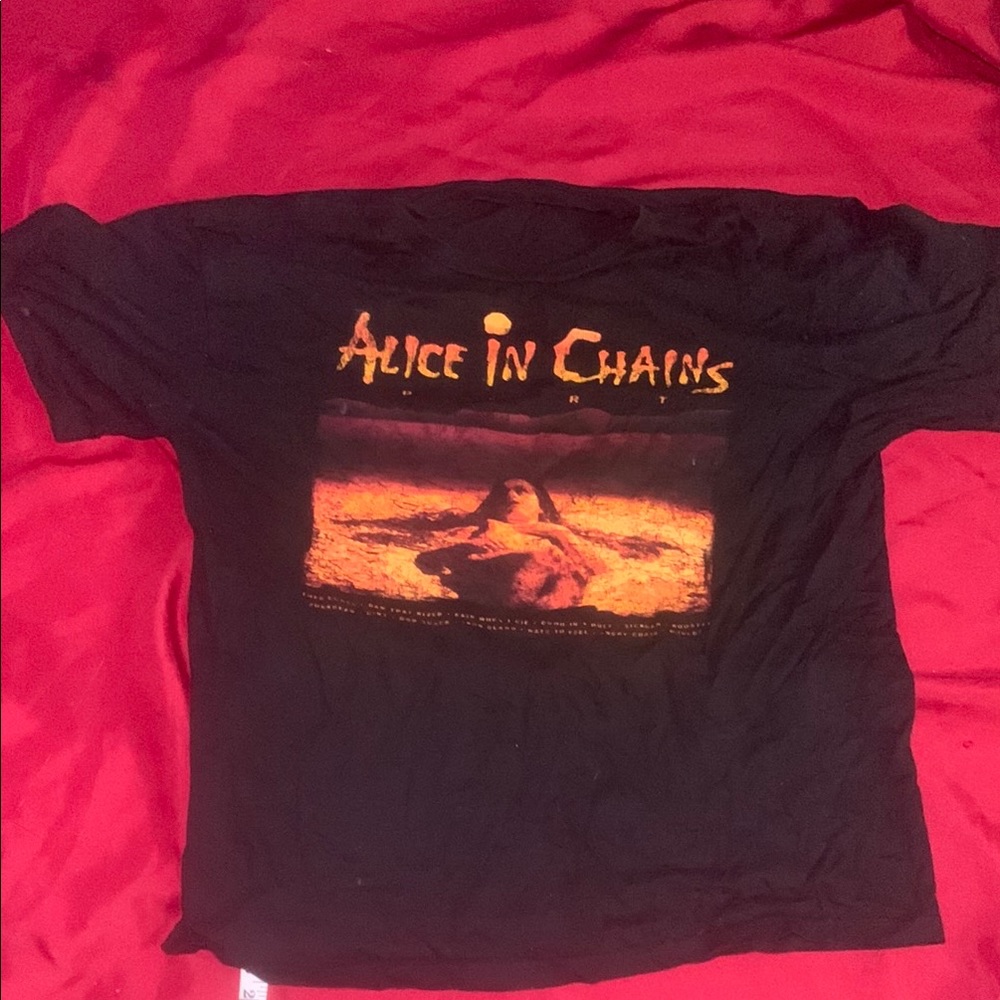 Alice in Chains Black Graphic T-Shirt